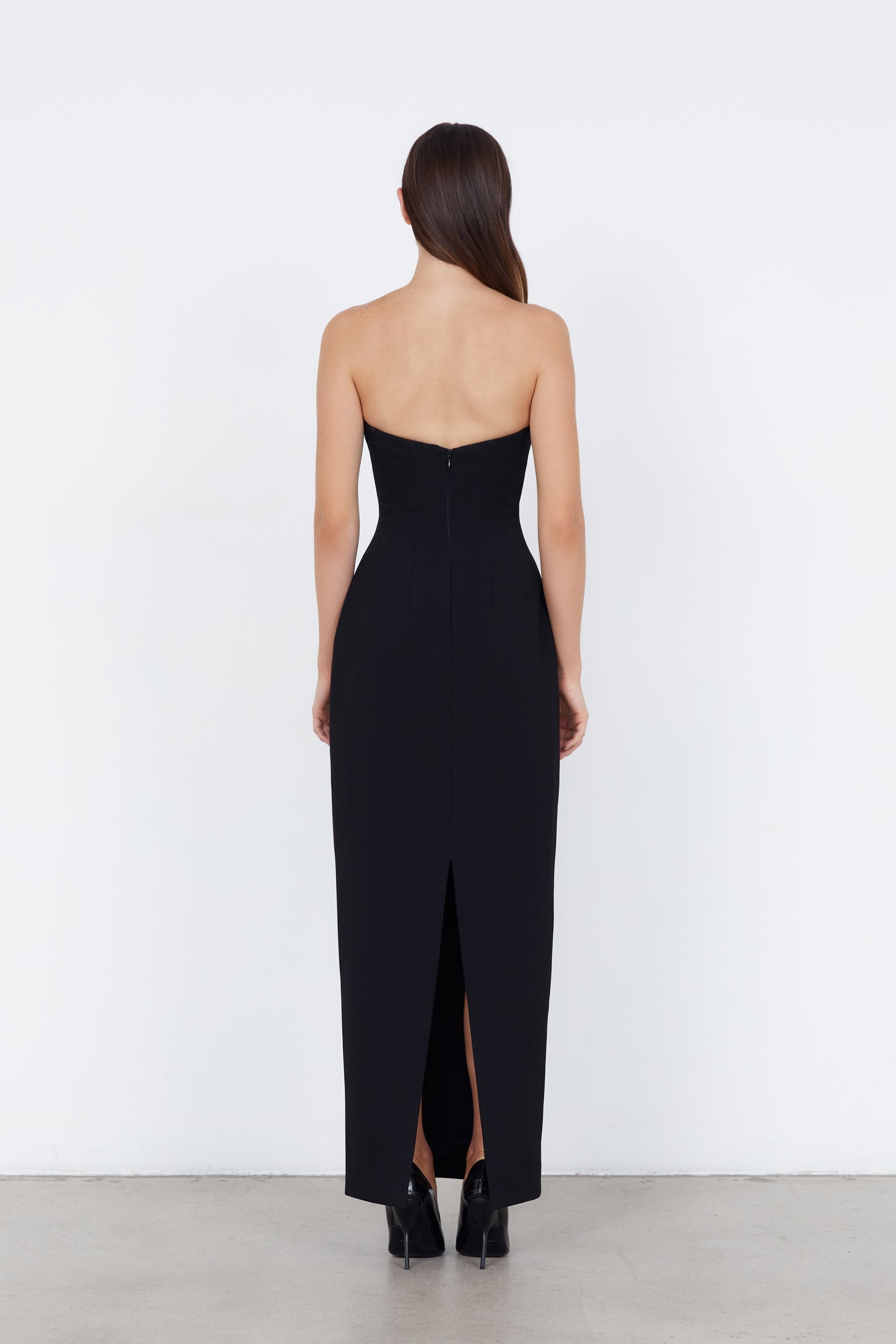 Strapless Column Dress