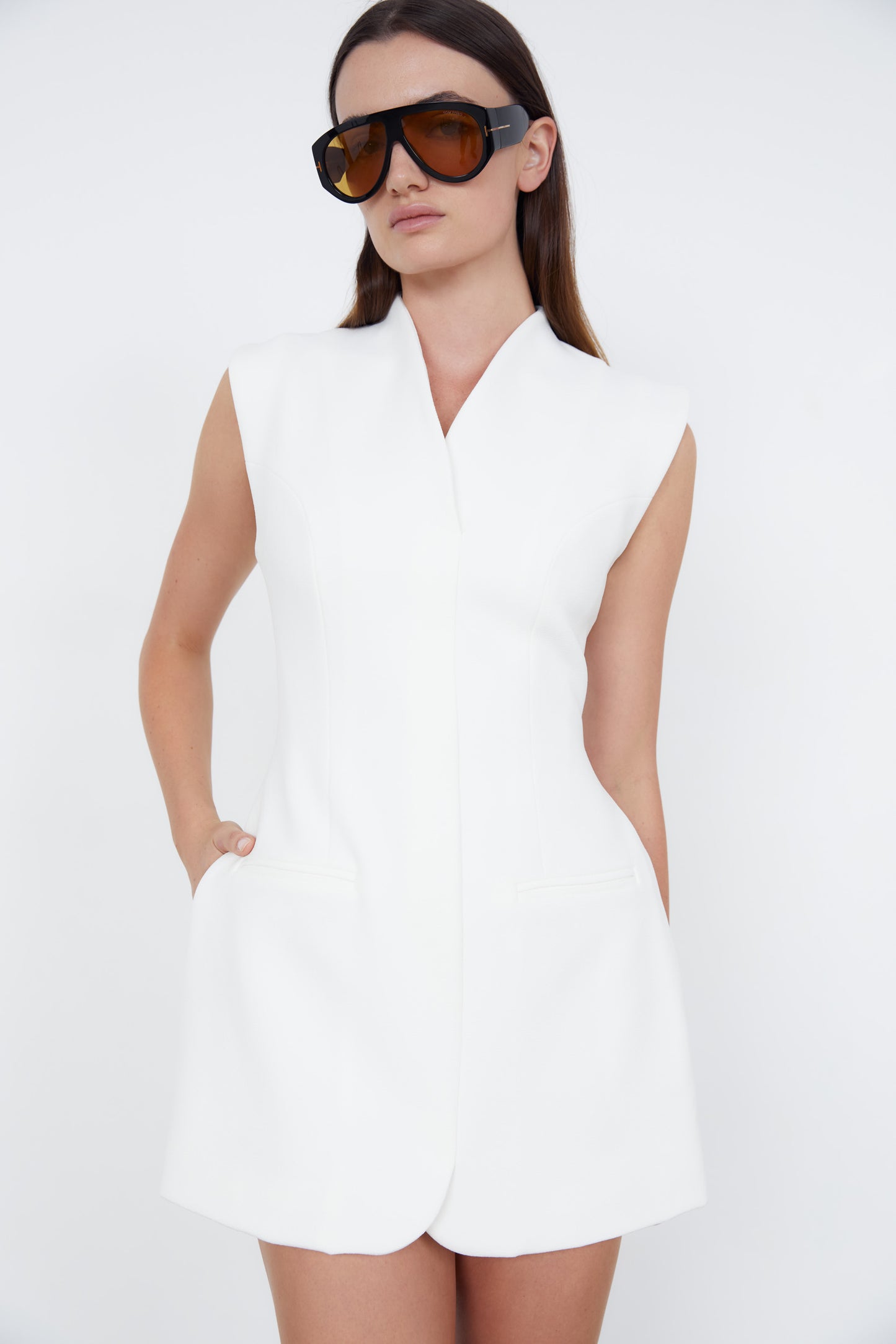 Cross Mini Dress