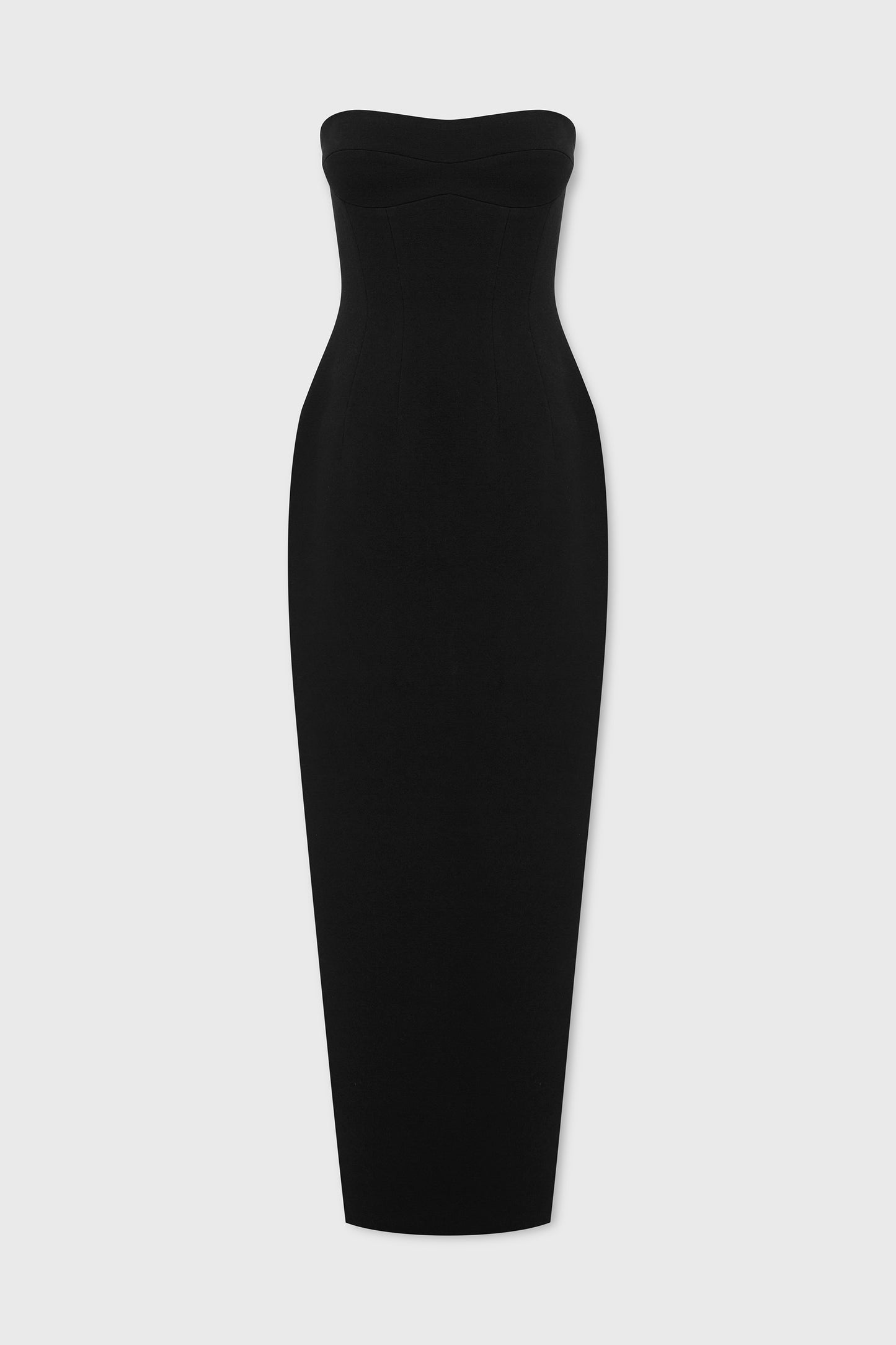 Strapless Column Dress