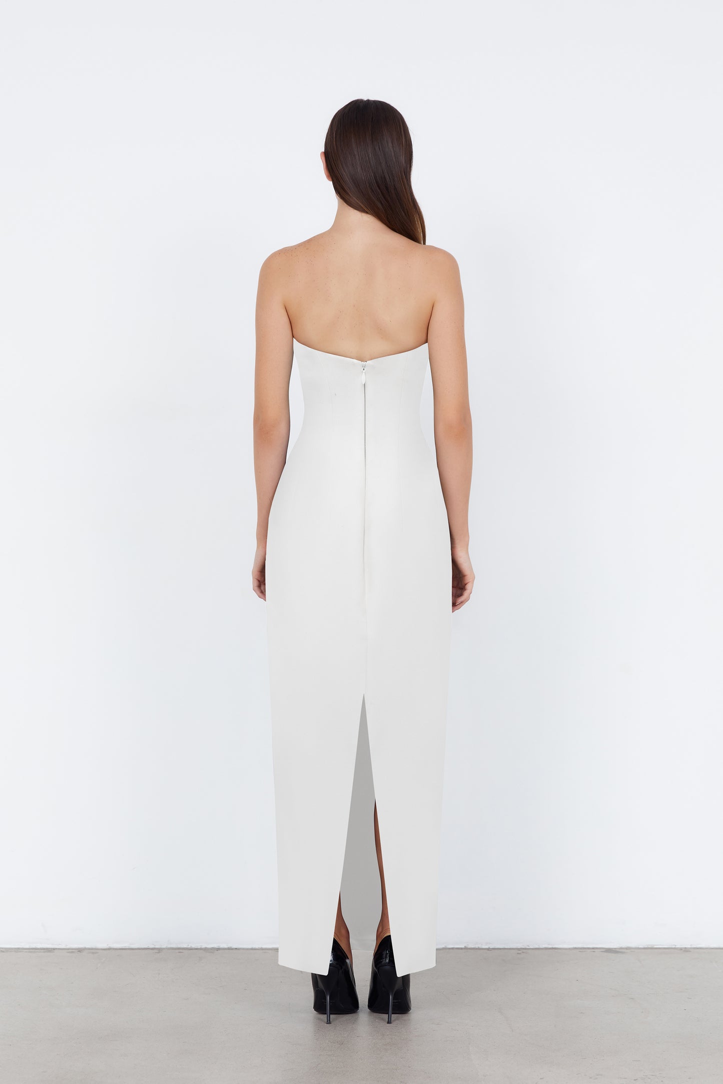 Strapless Column Dress