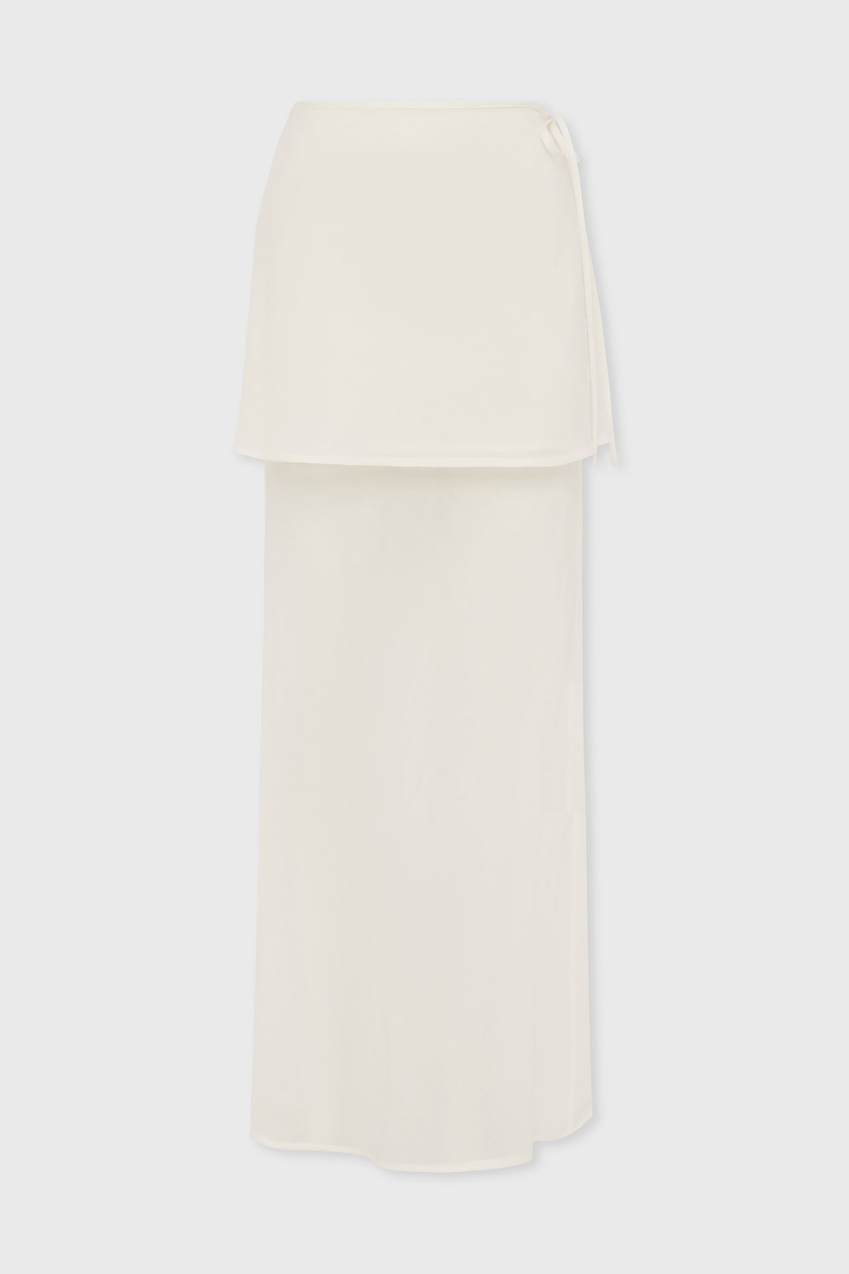 Semi Sheer Silk Skirt