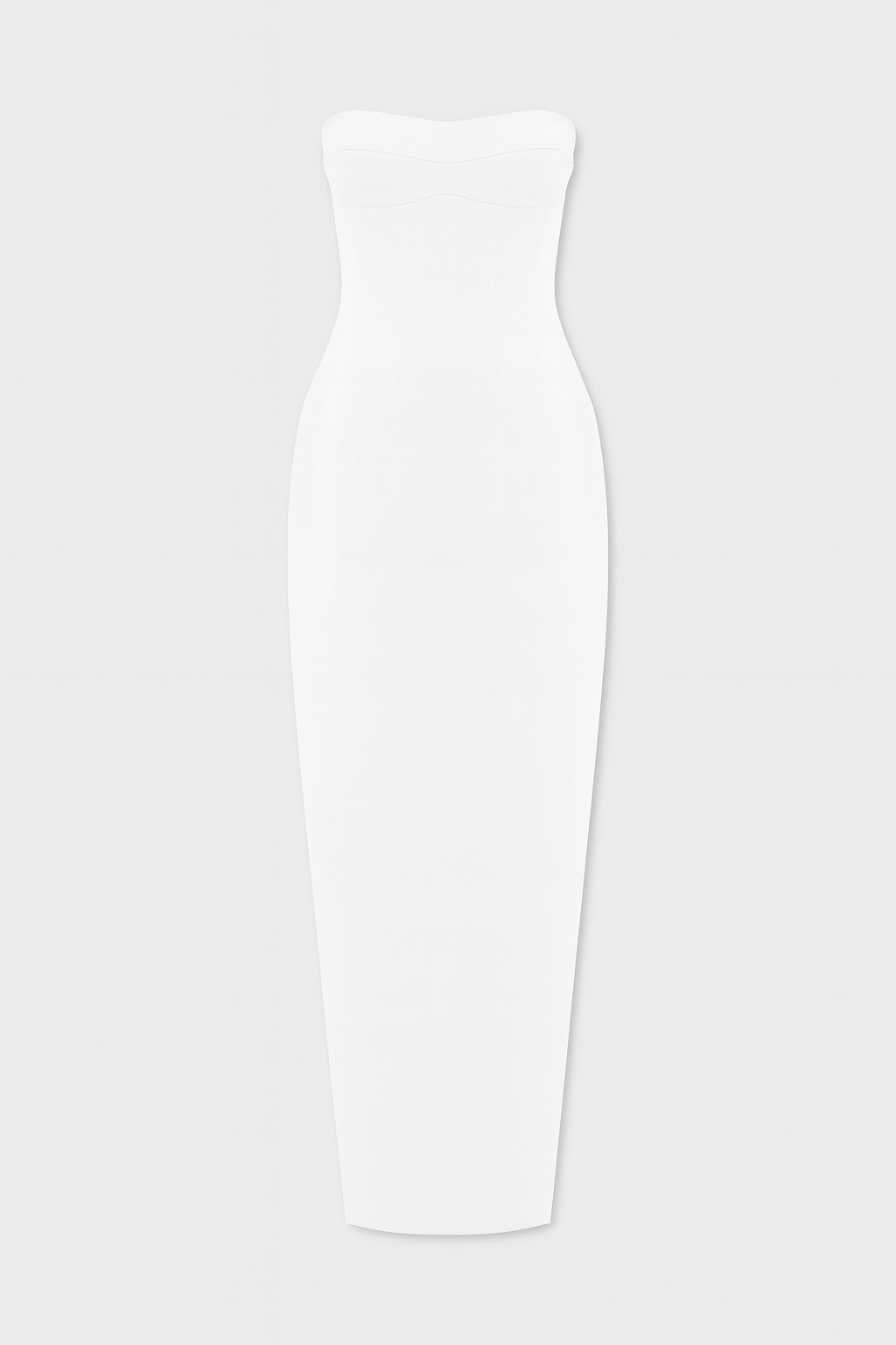 Strapless Column Dress