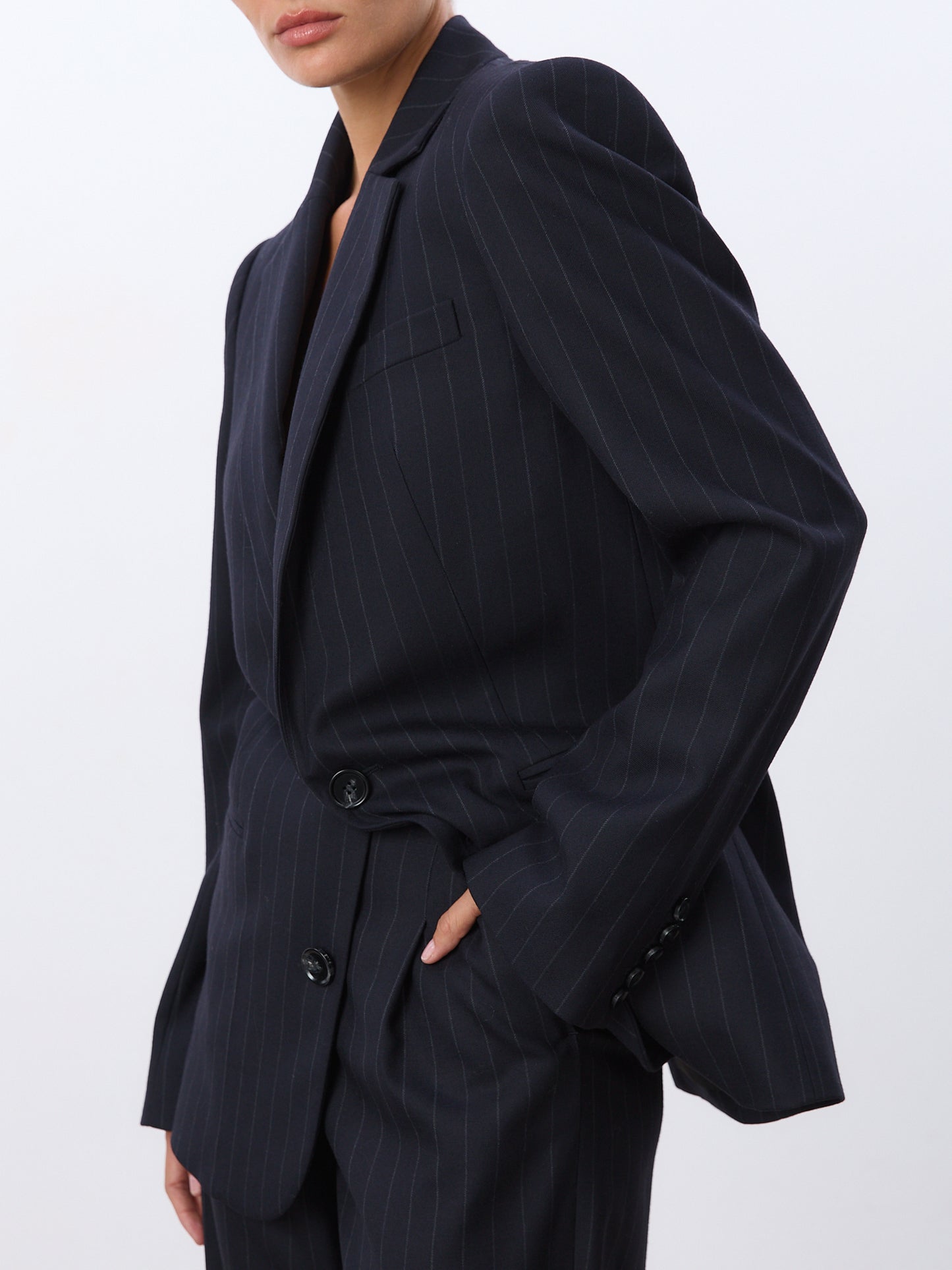 Longline Single Breasted Blazer