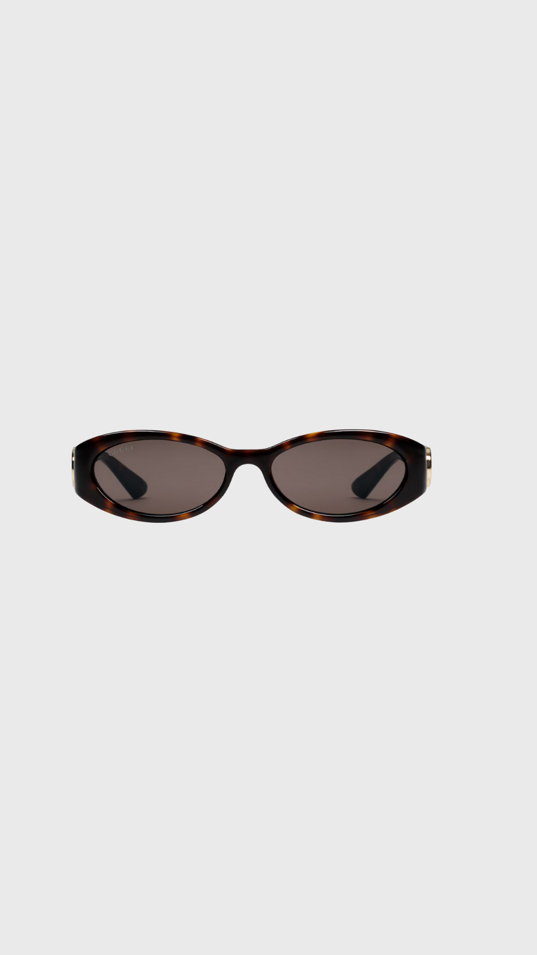 Gucci- Oval Frame Sunglasses
