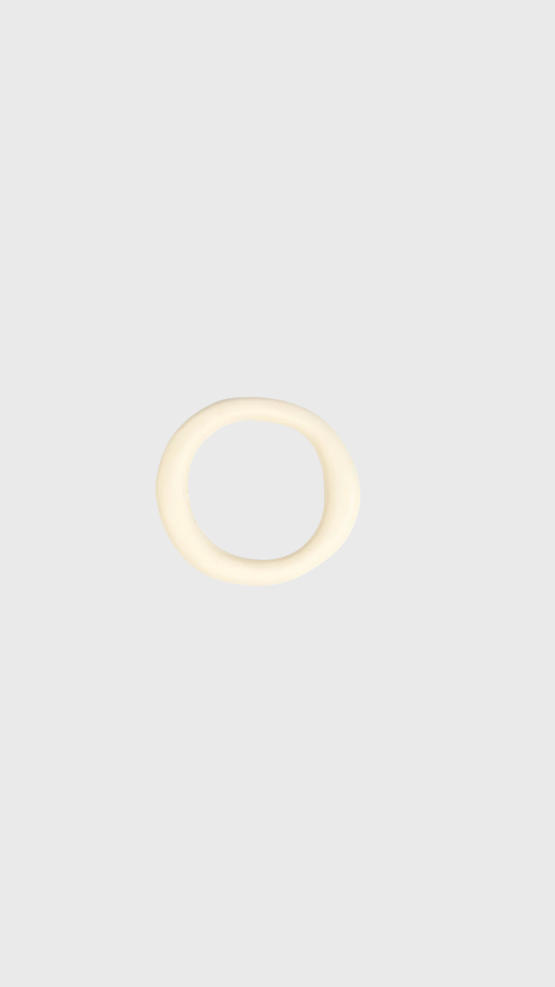 Dinosaur Designs- Drift Wishbone Bangle Cream