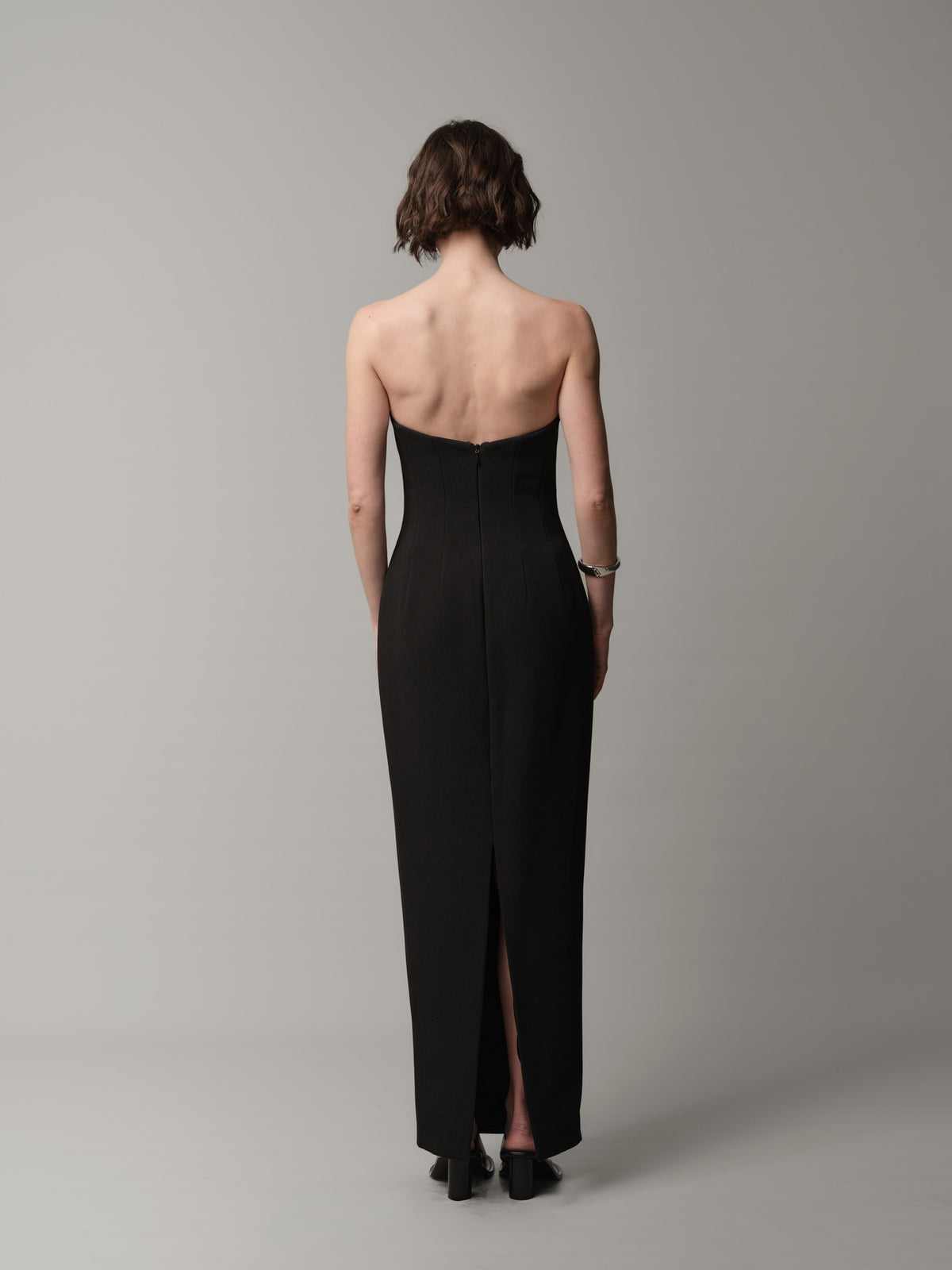 Strapless Column Dress