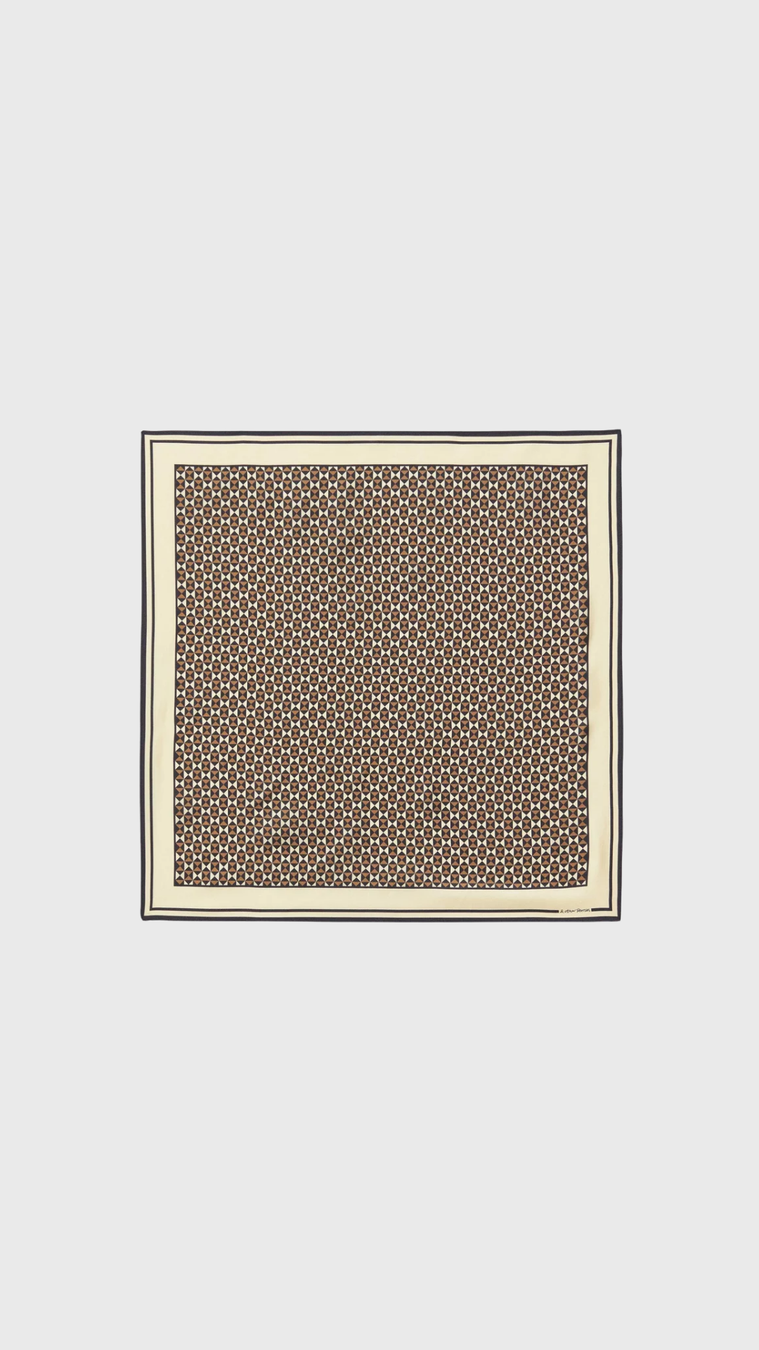 And Other Stories- Silk Scarf Brown