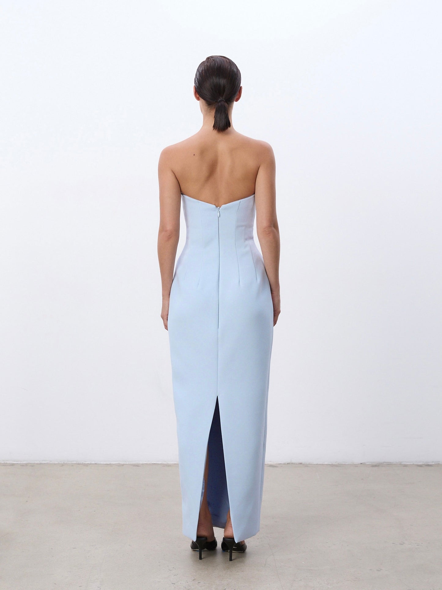Strapless Column Dress