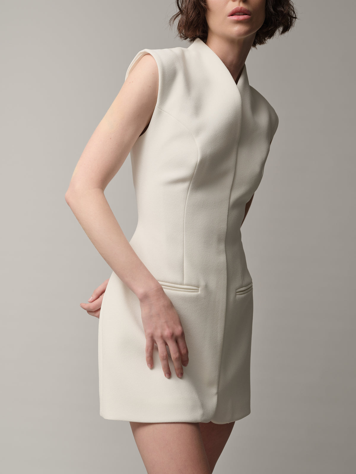 Cross Mini Dress
