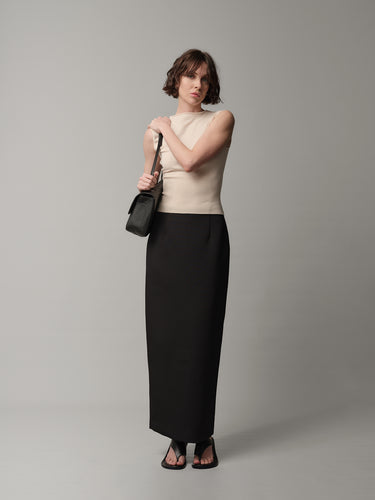 Column Maxi Skirt