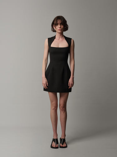 Square Neck Mini Dress