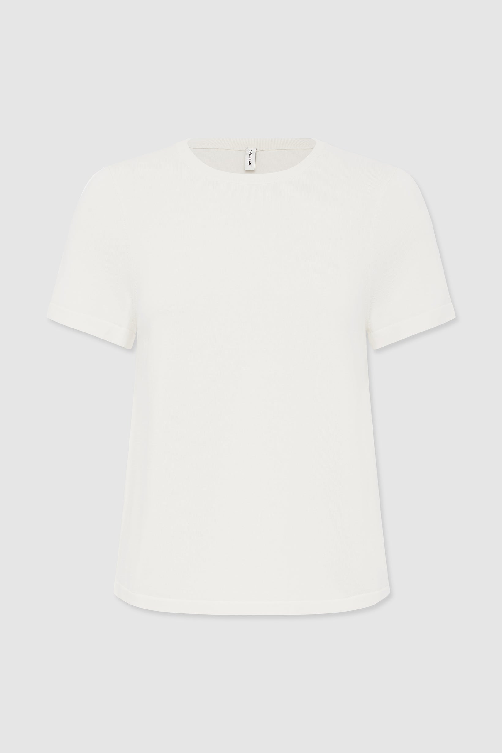 Fine Knit T-Shirt Ivory
