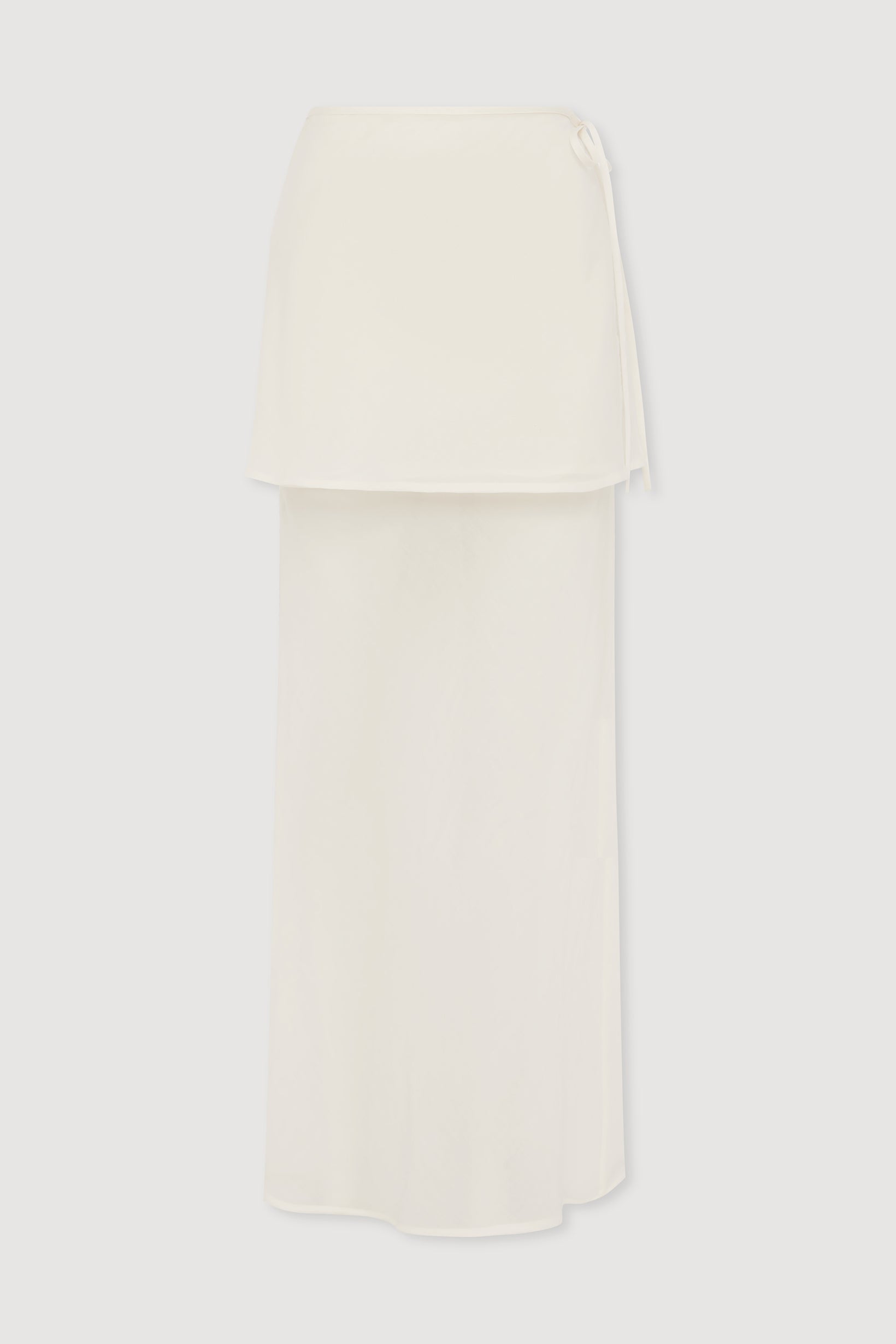 Semi Sheer Silk Skirt