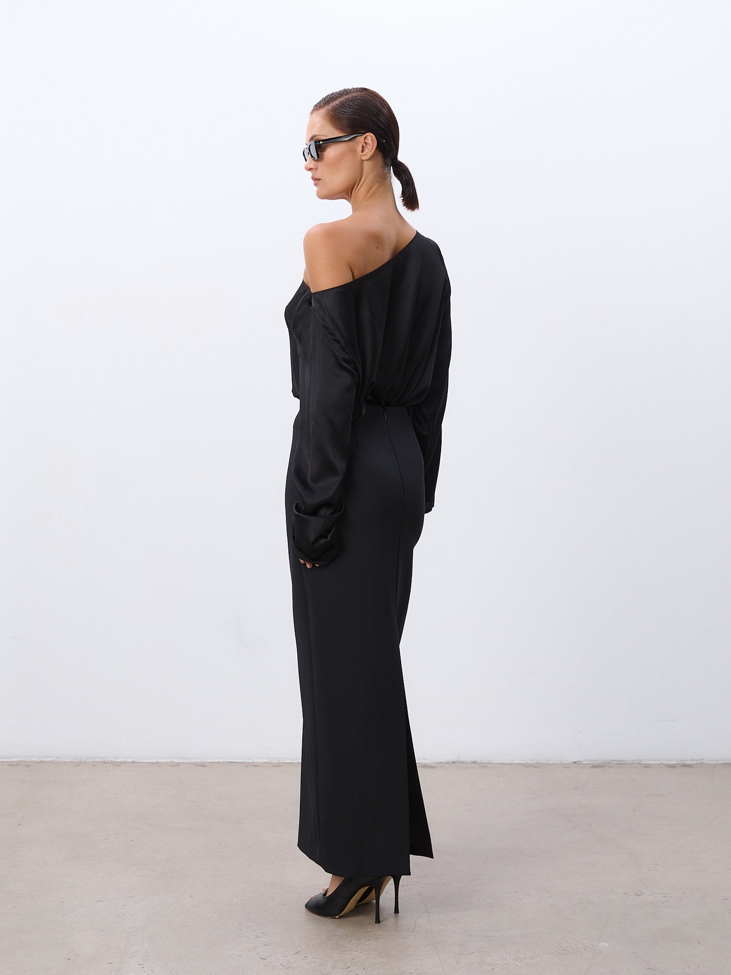 Column Maxi Skirt