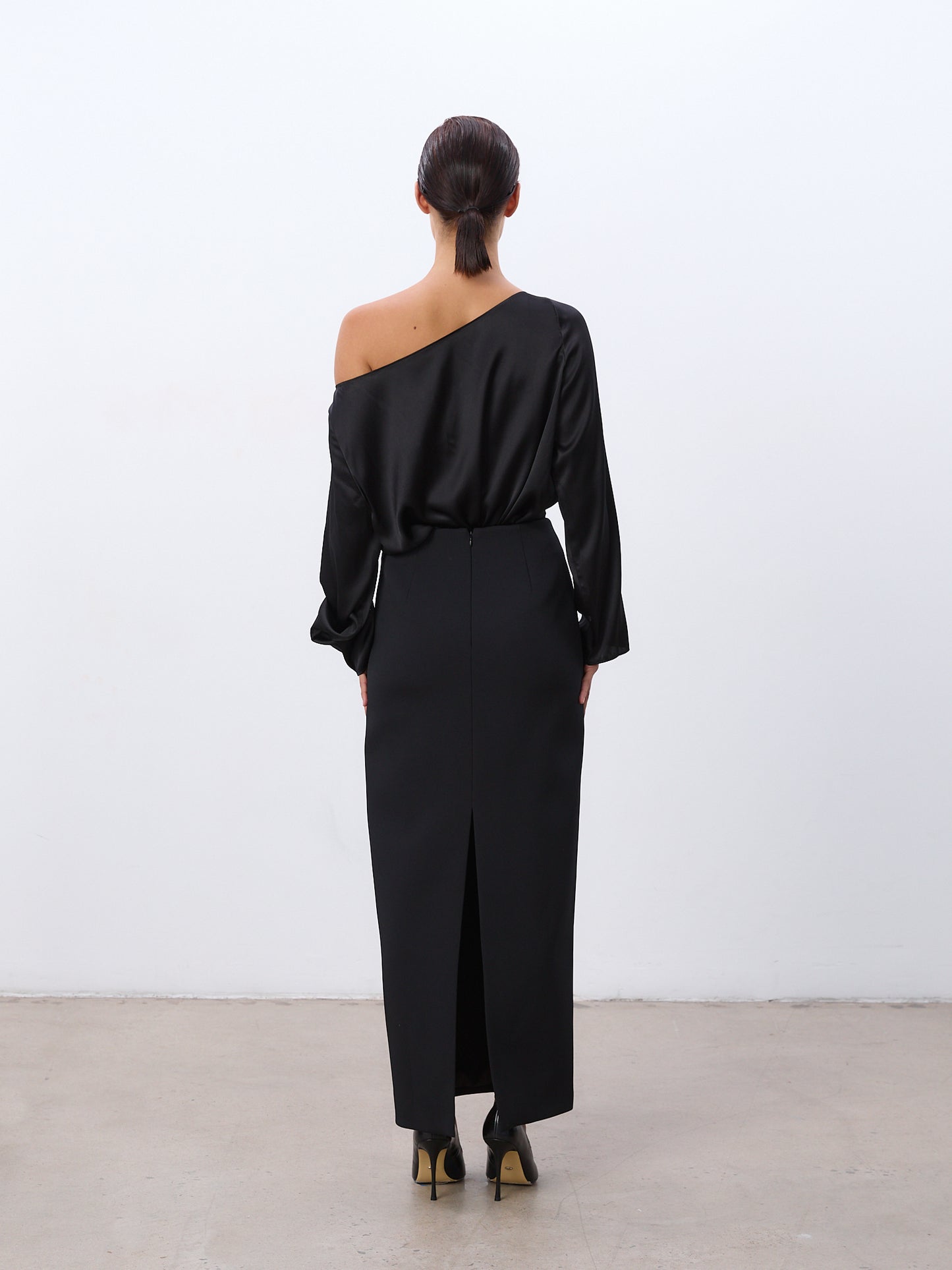 Column Maxi Skirt