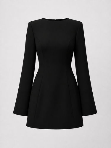 Contour Long Sleeve Mini Dress