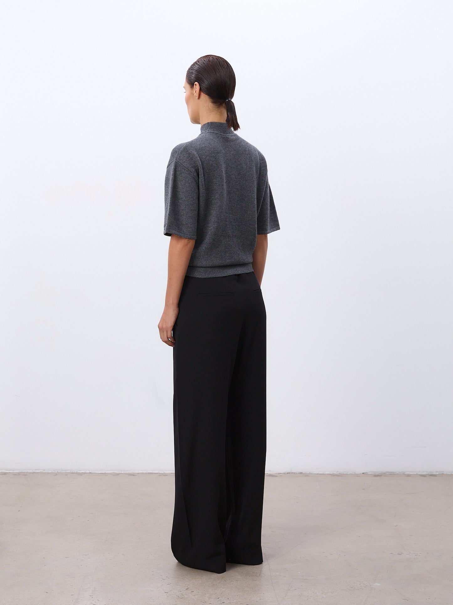 Knit Turtleneck T-Shirt