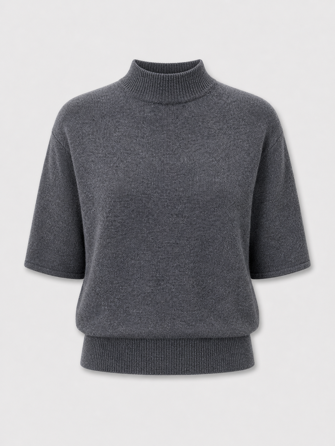 Knit Turtleneck T-Shirt